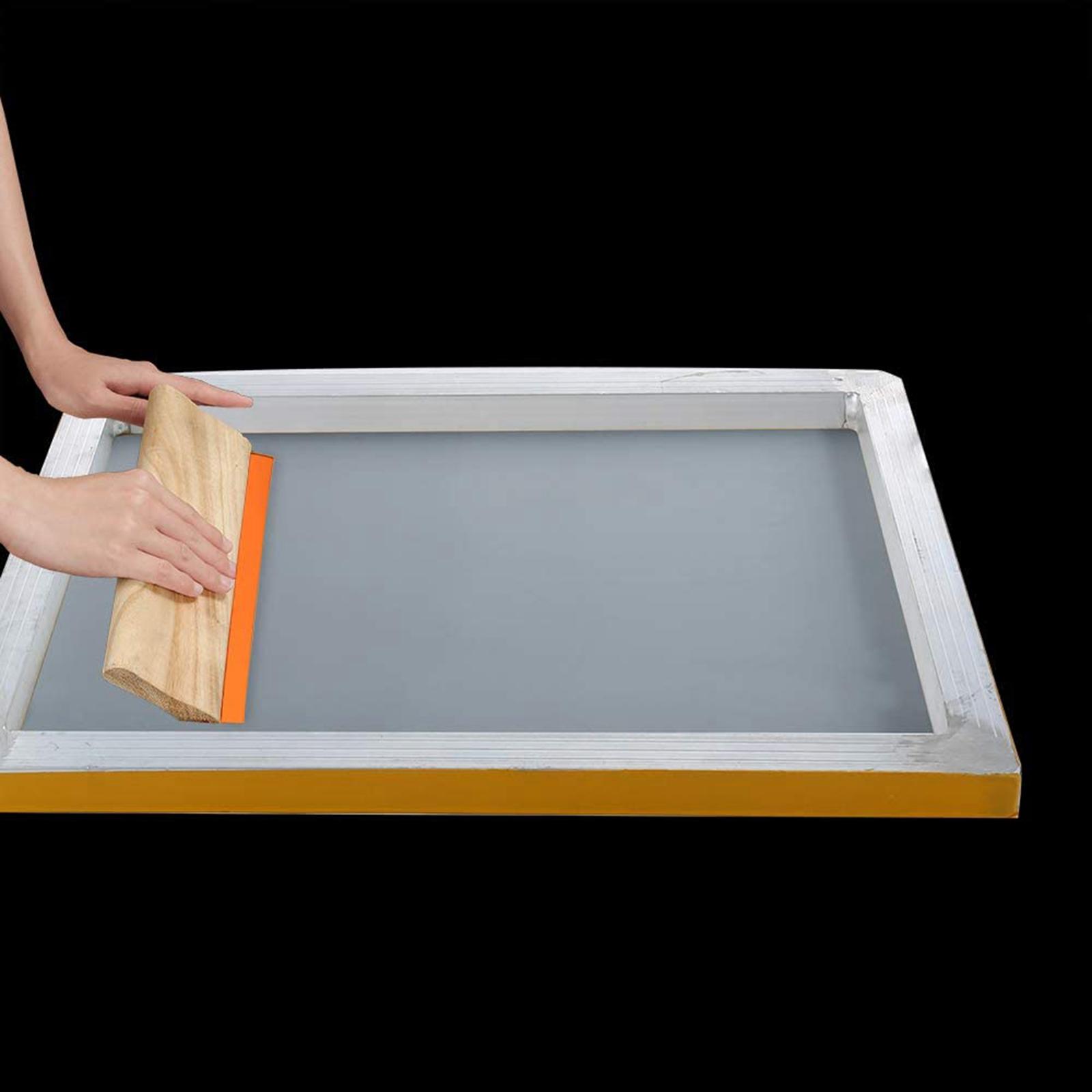 Aluminum Silk Printing Frame with 110 White Mesh Screen Print Kit