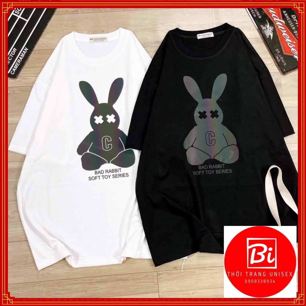 Áo Thun Phản Quang Unisex Form Rộng Nam Nữ Đều Mặc Được_Chất Cotton Dày Dặn Mềm Minh Không Xù_Mặc Cặp Đều Được