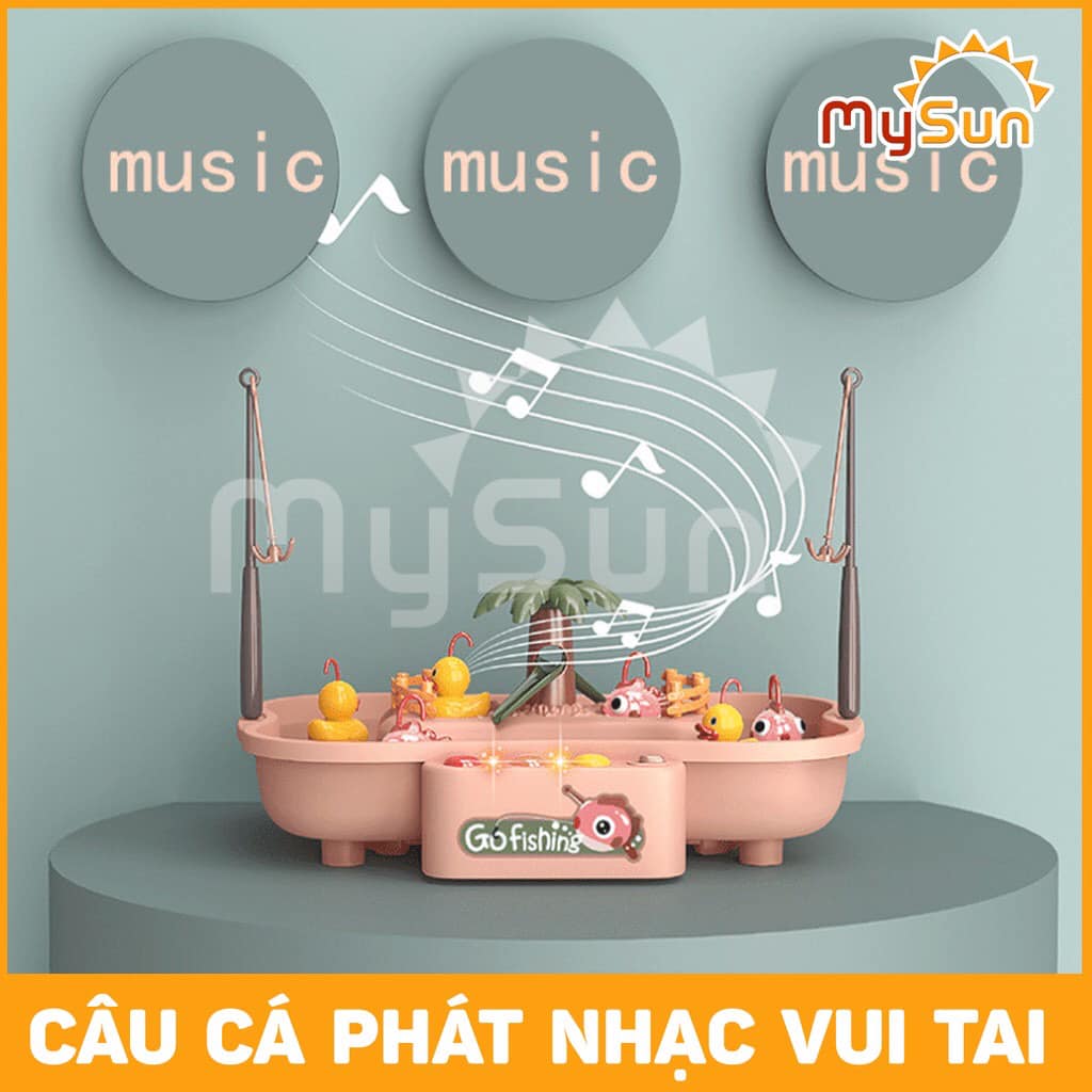 Bộ câu cá có pin và nhạc vui nhộn