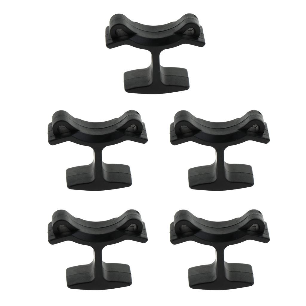 5 Pieces / Pack Referee Whistle Finger Grip Black