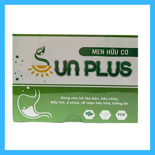 Men Hữu Cơ Sun Plus Cải Thiện Tiêu Hóa, Giúp Trẻ Hết Biếng Ăn, Hấp Thụ Tốt, Không Táo Bón, Giảm Ốm Vặt