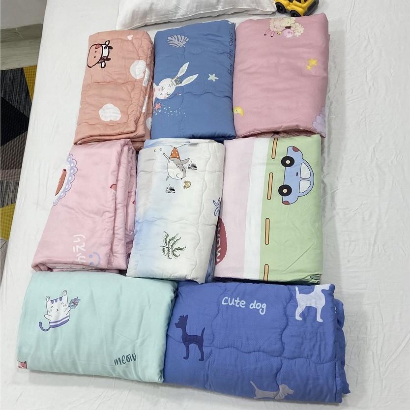 Mền Em Bé Mầm Non Kích Thước 1.0x1.2M Chất Liệu Tencel Mềm Mịn Thoáng Mát