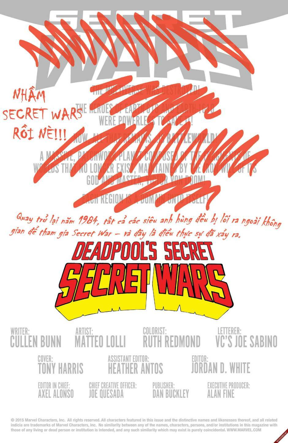deadpool's secret secret wars chapter 1 5