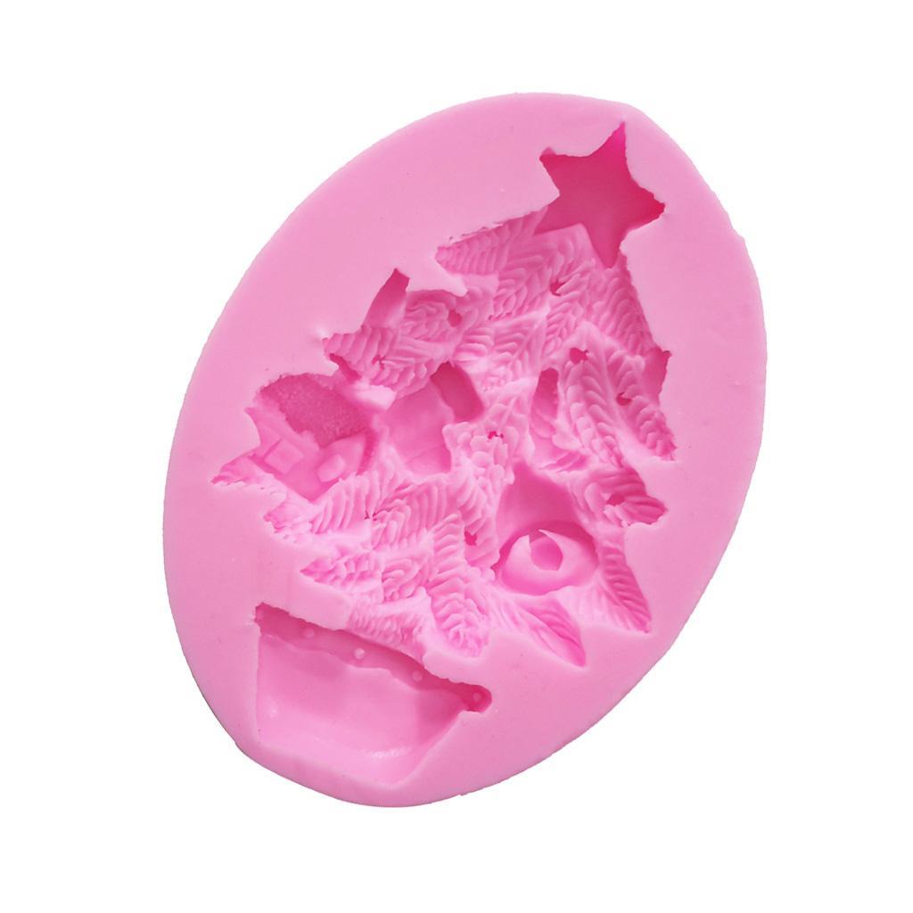 Christmas Tree Mold Silicone Fondant Cake Decorating Chocolate Mould
