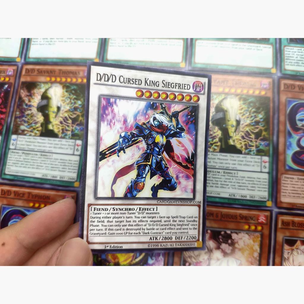 Bài Yugioh ️️ Thẻ bài Yugioh DDD Declan Akaba deck 54 lá