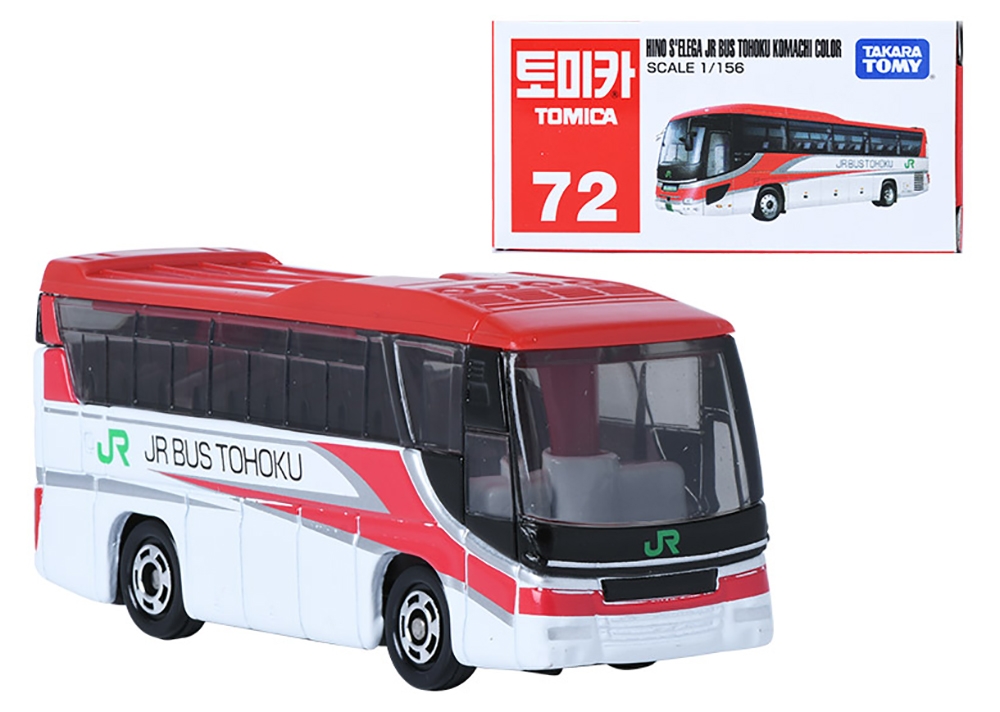 Tomica Xe Hino Selega JR Tohoku Super Komachi Cloro Bus