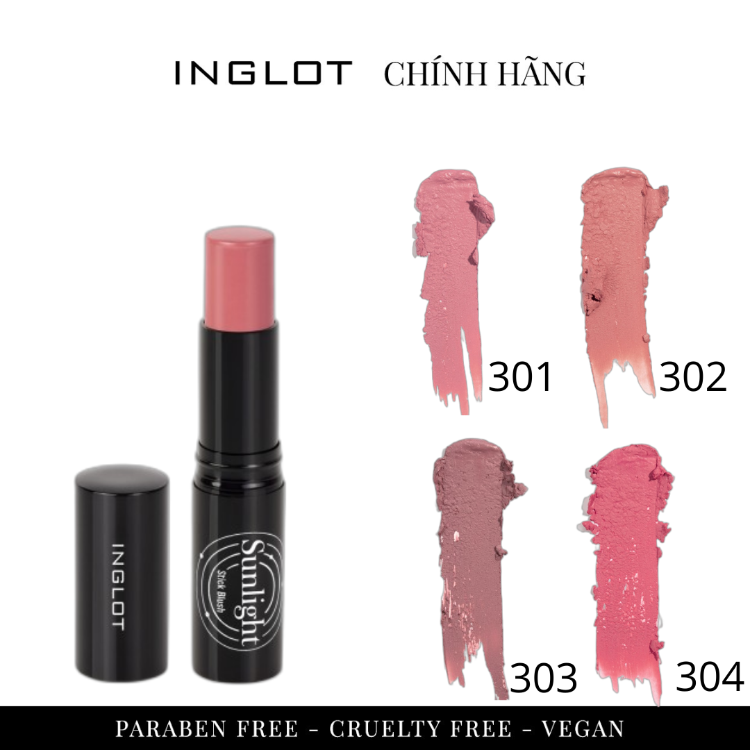 [ Combo Sky Light ] Má hồng dạng thỏi Sunlight + Cọ trang điểm 38Ss Inglot