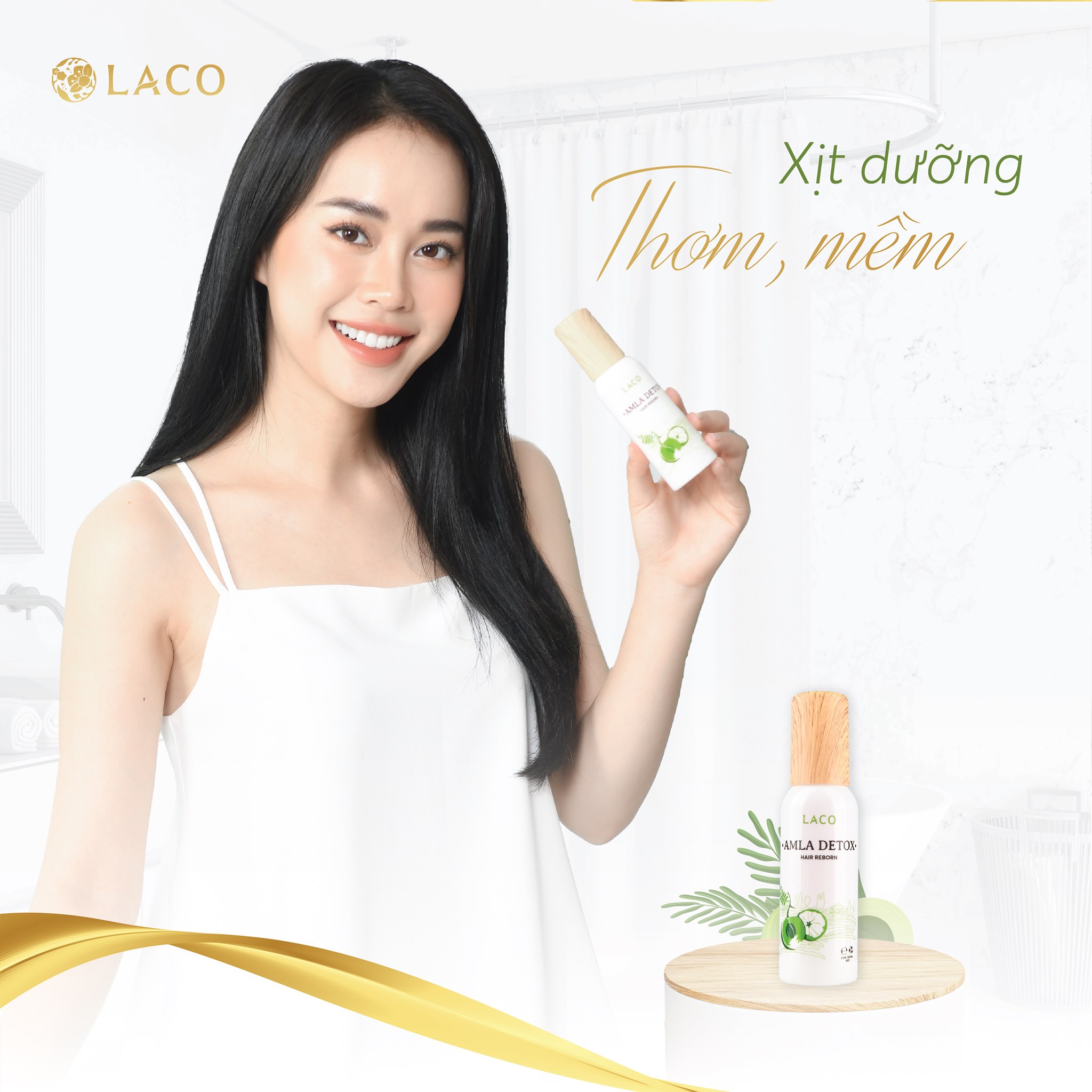 Xịt Dưỡng Tóc Amla Detox Hair Reborn - Cho Mái Tóc Chắc Khỏe & Mềm Mượt