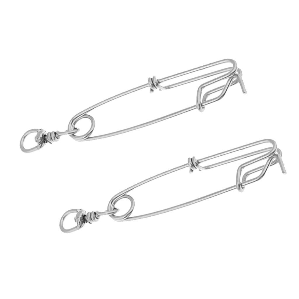 2 Pieces Longline Branch Snap Swivel Speargun Float Line Tuna Clip Connector