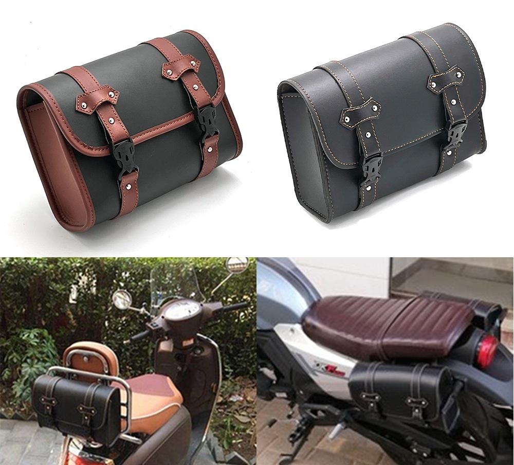 Túi đựng đồ Harley Sportster XL8831200N treo khung da PU cao cấp gắn trên xe máy, xe đạp tiện dụng