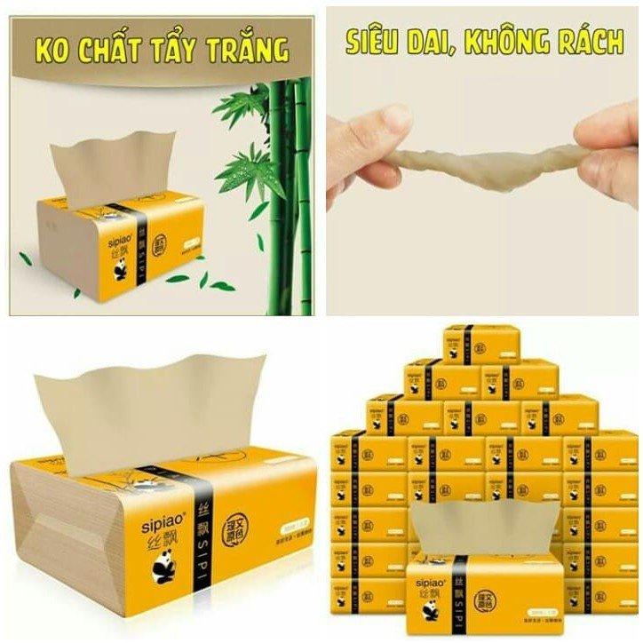 ️Sẵn hàng/Loại 1️30 gói giấy ăn gấu trúc SIPIAO siêu mềm mại siêu dai