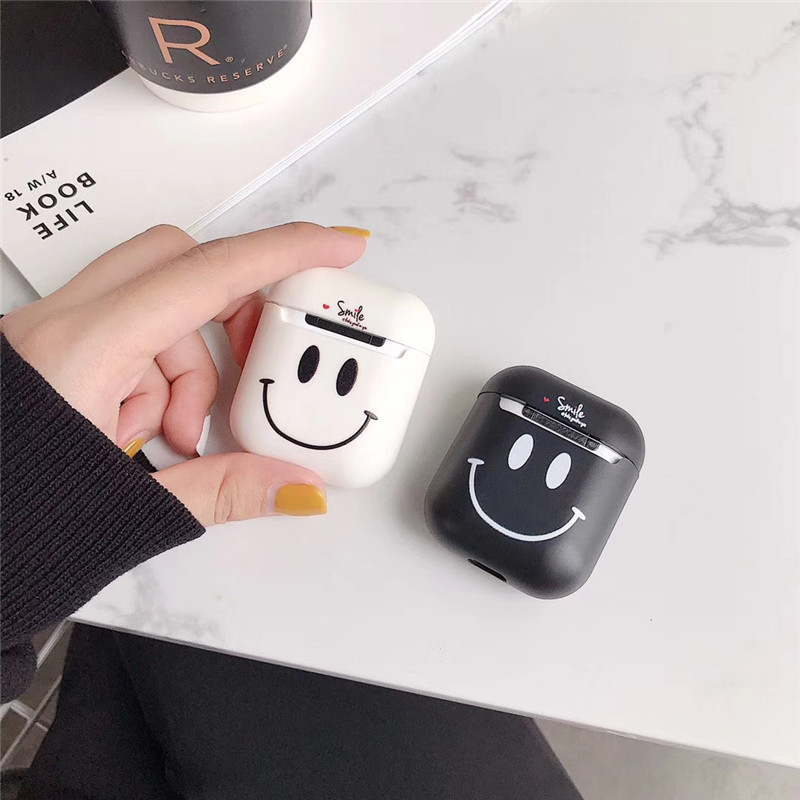 Airpods case - Ốp bảo vệ dành cho Airpod 1/2 - Mặt cười emotion