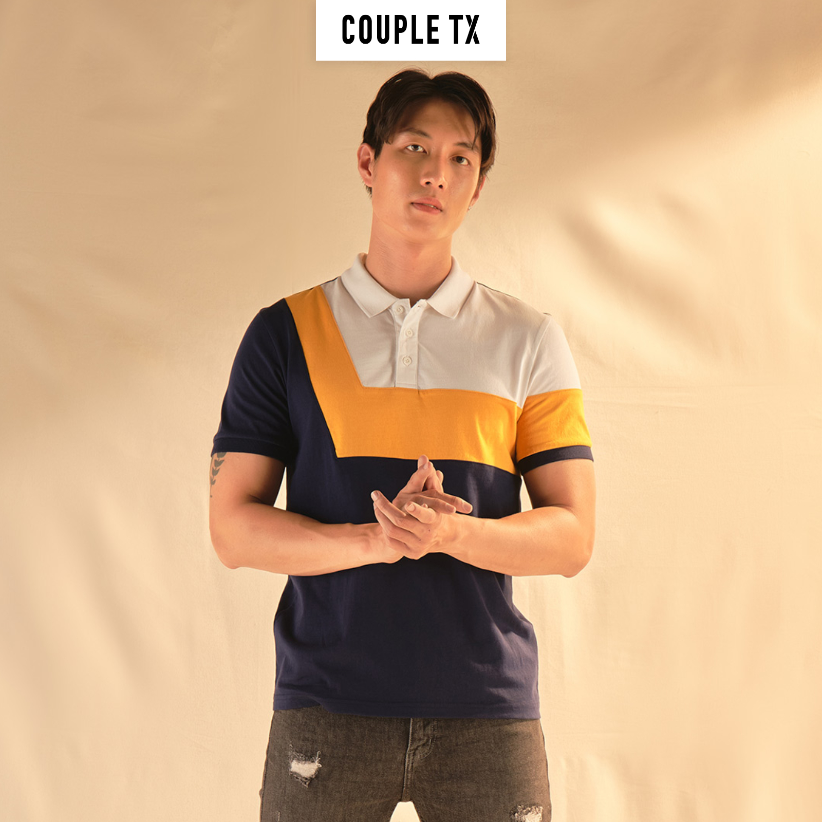 Áo Polo Nam Couple TX Phối Màu MPO 1010