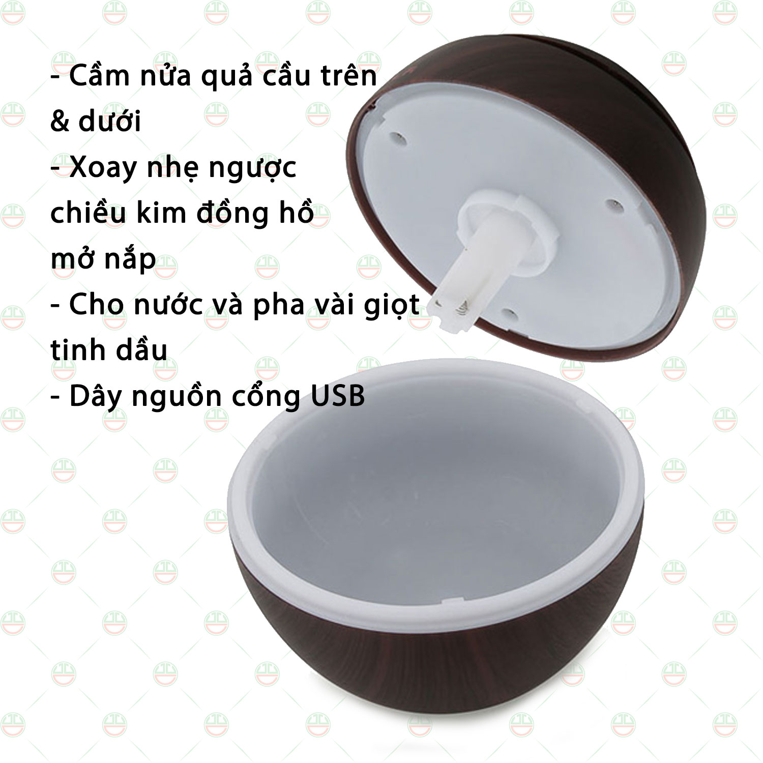 (Loại Tốt) Máy Xông Tinh Dầu Cỡ 10x10cm KhoNCC Hàng Chính hãng - Diệt Con Trùng - Hương Thơm Tỏa Ngát Khắp Phòng - NLVQ-3040-MXTD (Màu Gỗ Ngẫu Nhiên)