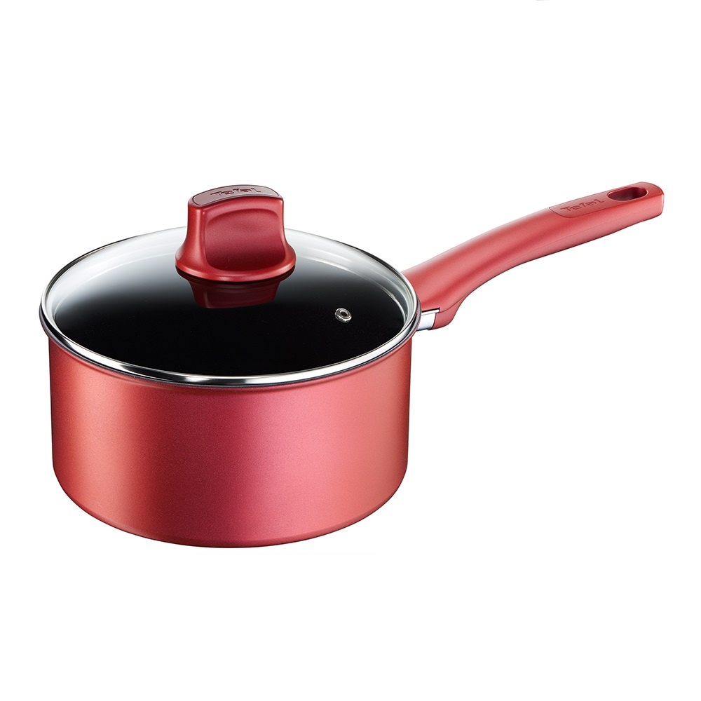 Quánh chống dính đáy từ Tefal So Chef G1352395 18cm có nắp - Hàng chính hãng
