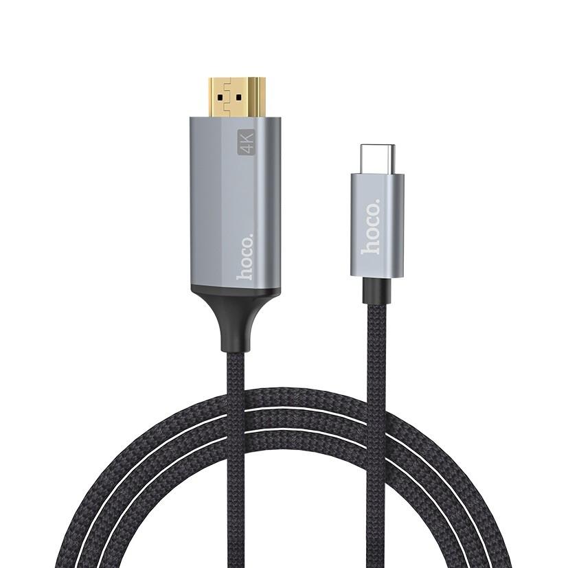 Cáp HDMI Type- C Hoco UA13 -Hàng Chính Hãng