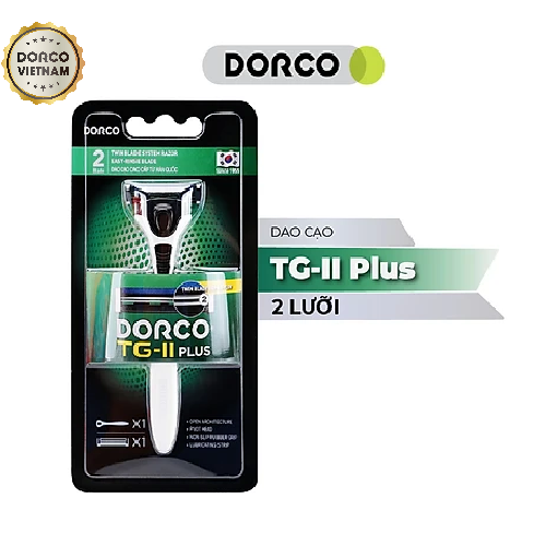 Dao Cạo Râu 2 Lưỡi Dorco TG-II Plus System TNA 3001-B