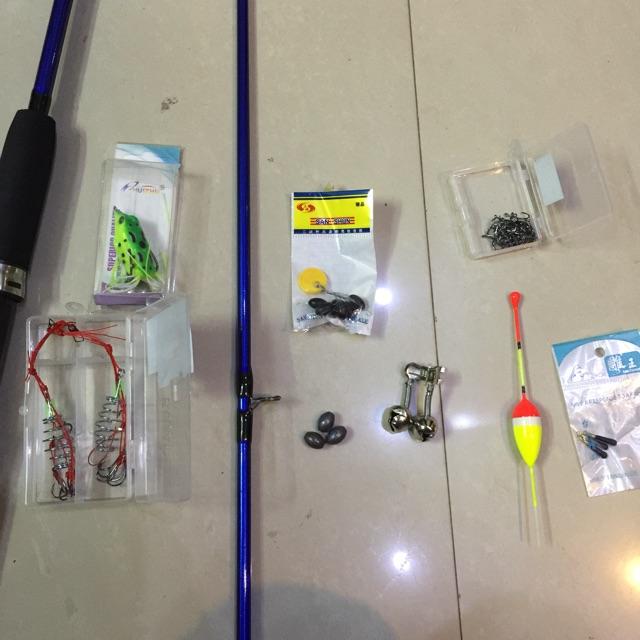 Bộ Cần 2 khúc shimano 1,8 m - 2,7 m máy 6000