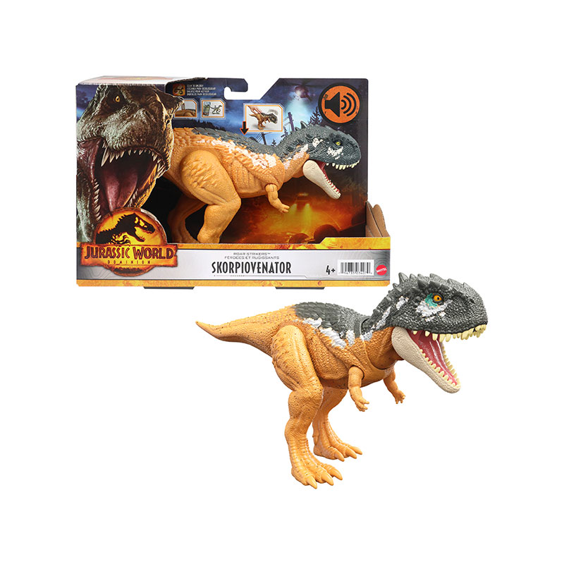 Đồ Chơi JURASSIC WORLD MATTEL Khủng Long Skorpiovenator Có Âm Thanh HDX37/HDX17