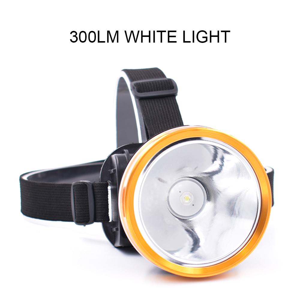 Portable Rechargeable LEDs Headlamp 300 Lumens Bright Headlight IPX4 Water-resistant Flashlight for Camping Hiking