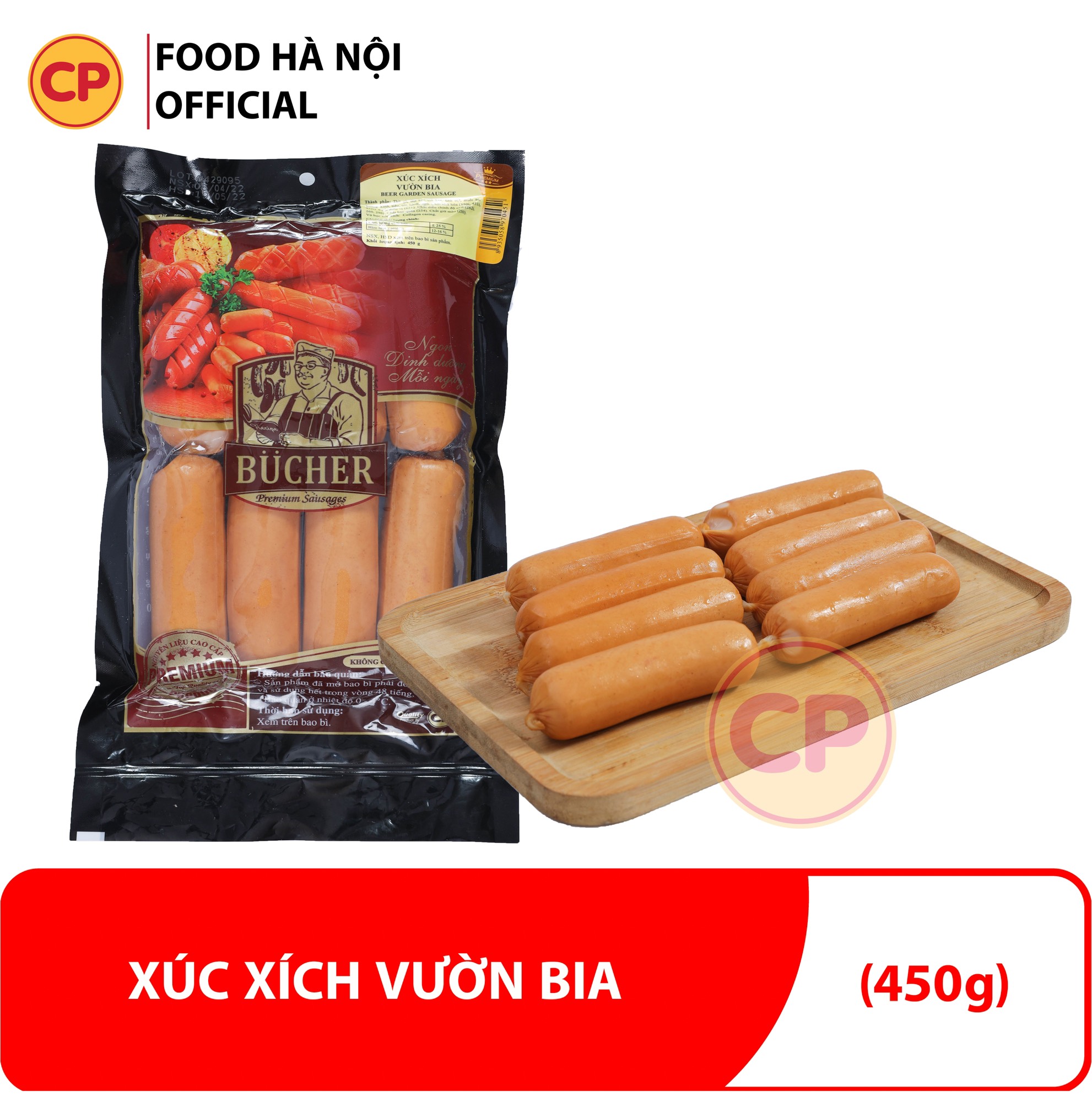 - Xúc xích Vườn Bia 450gr