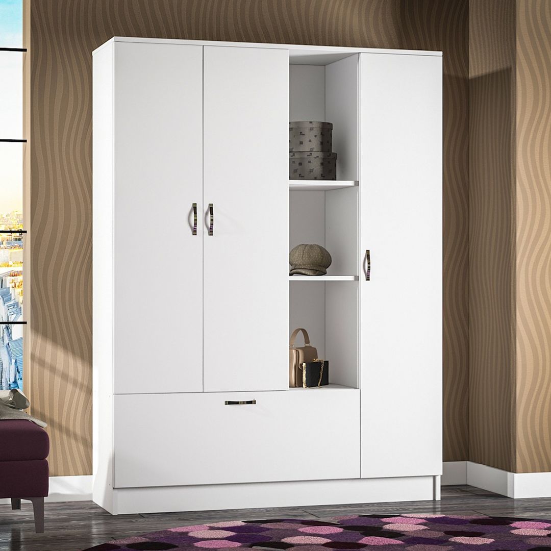 Tủ quần áo hiện đại kiểu dáng đẹp SMLIFE Chymney