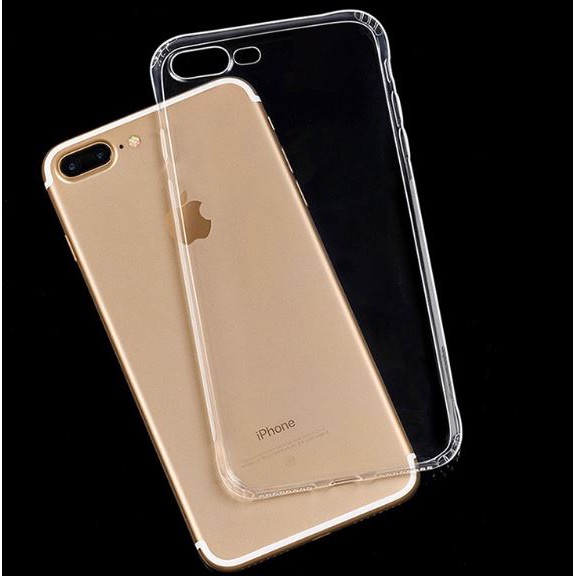 Ốp lưng cho iPhone 7 Plus / 8 Plus Silicon Vucase trong suốt, chống va đập, chống trầy xước, chống nước, bảo vệ toàn diện - hàng nhập khẩu