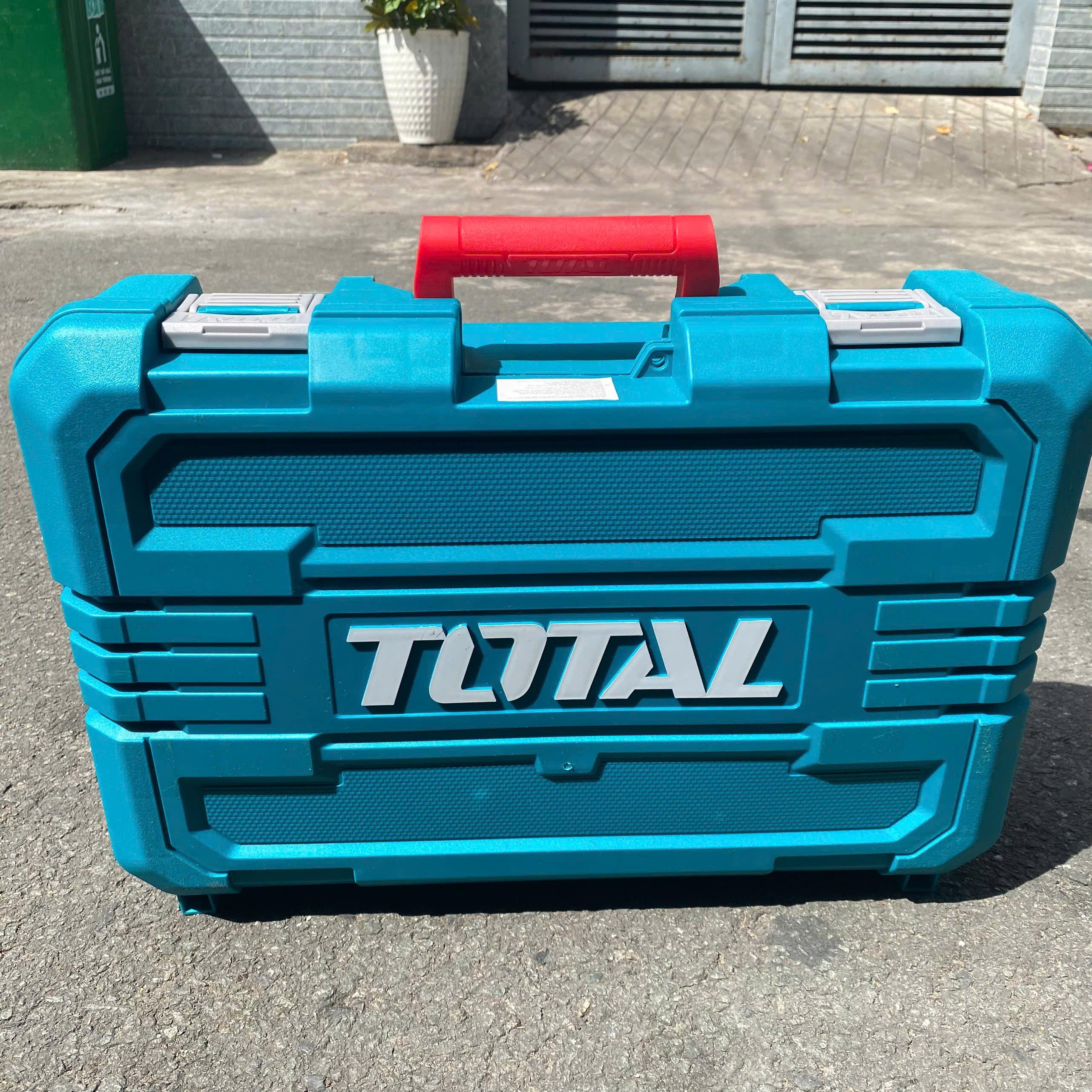 BỘ COMBO MÁY MÀI GÓC TAGLI2110 4 &amp; MÁY KHOAN BÚA TIDLI20602 KHÔNG CHỔI THAN DÙNG PIN 20V TOTAL TCKLI2027310 - HÀNG CHÍNH HÃNG