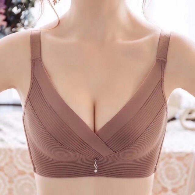 MỚI NHẤT- Áo lót su ren quả chéo nâng ngực mã 58