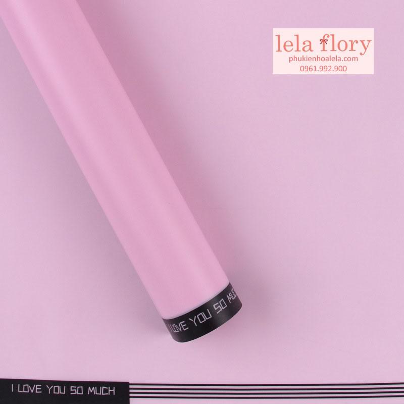 GIẤY BÓNG MỜ VIỀN I LOVE YOU SO MUCH - GIA0030