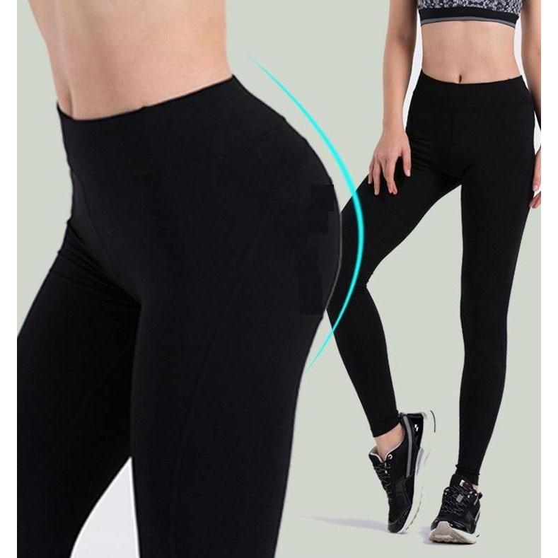 Quần Legging Nâng Mông, Quần Thun Ôm Gen Bụng, Cạp Cao