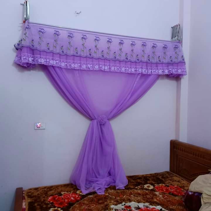 MÀN KHUNG XẾP GỌN PHỐI REN loại đẹp đầy đủ kích thước, nhận đặt theo yêu cầu,