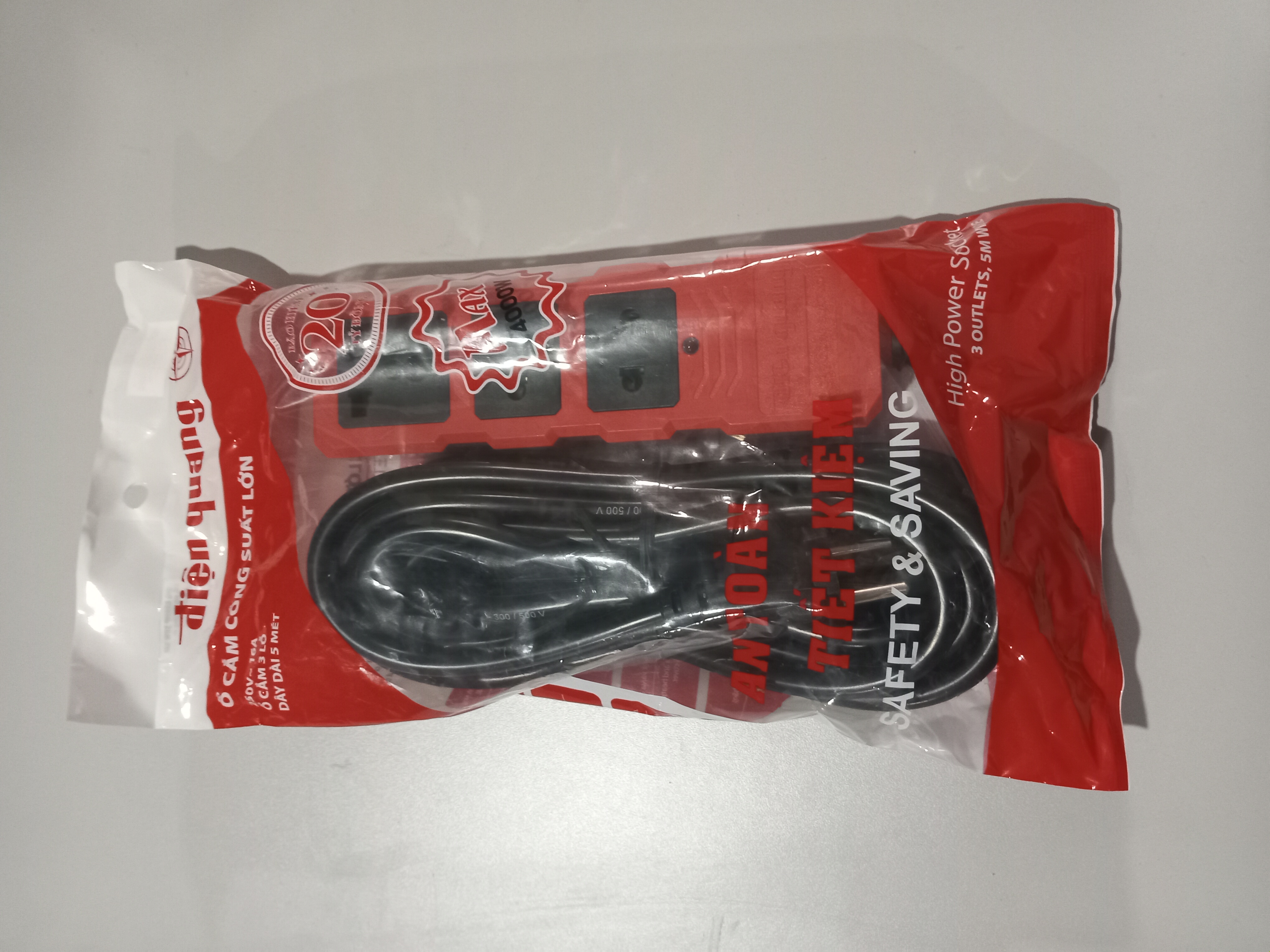 Ổ cắm Công suất lớn Điện Quang ĐQ ESKHP 3RB 5M