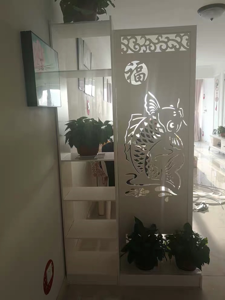 VÁCH NGĂN CÁ CHÉP PHONG THUỶ LIỀN 1 KỆ