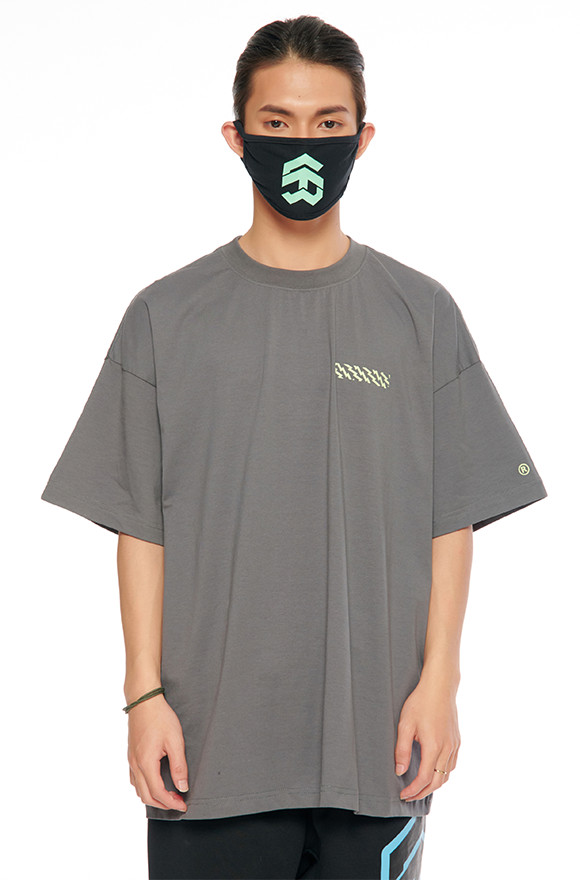  5THEWAY /solid/ Big Logo Mask in BLACK MINT aka Khẩu Trang Đen