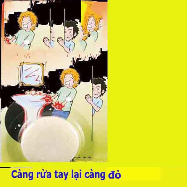 ĐỒ CHƠI TROLL - XÀ PHÒNG MÁU CÀNG RỬA CÀNG ĐỎ Siêu rẻ