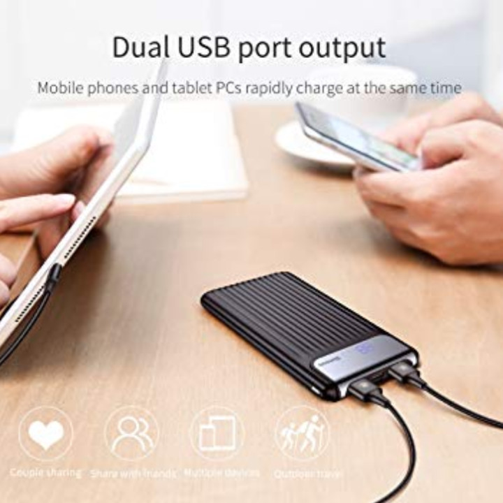 Pin sạc dự phòng Baseus PPYZ-C01 Power Bank 10,000mAh cho Smartphone/ Tablet - Hàng nhập khẩu