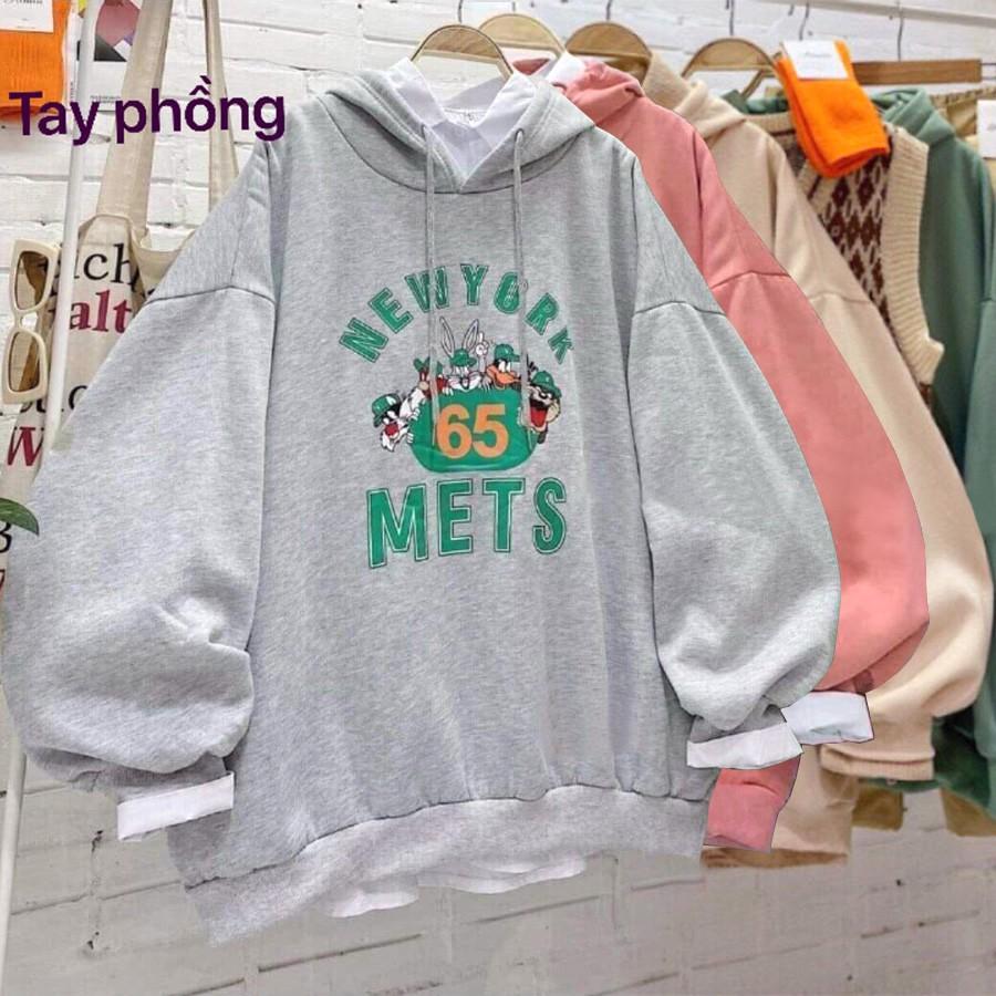 ÁO HOODIE - ÁO KHOÁC NỈ NGOẠI Cánh Dơi Tay Phồng