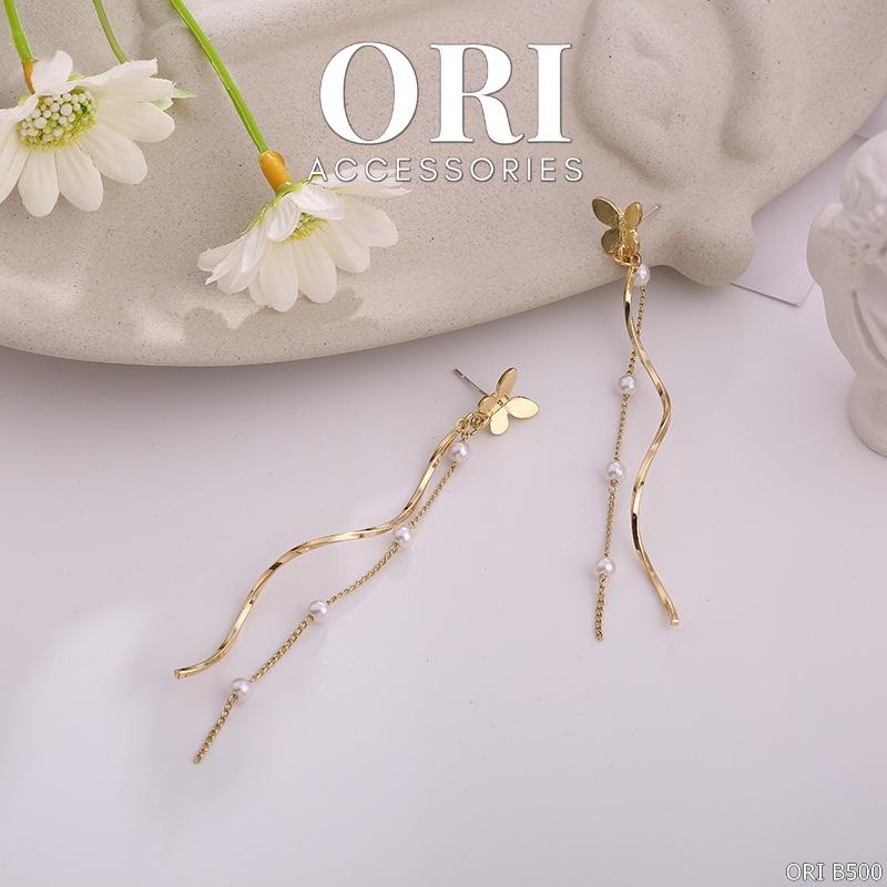 Bông tai nữ hình cánh bướm Letitia xinh xắn ORI ACCESSORIES B500