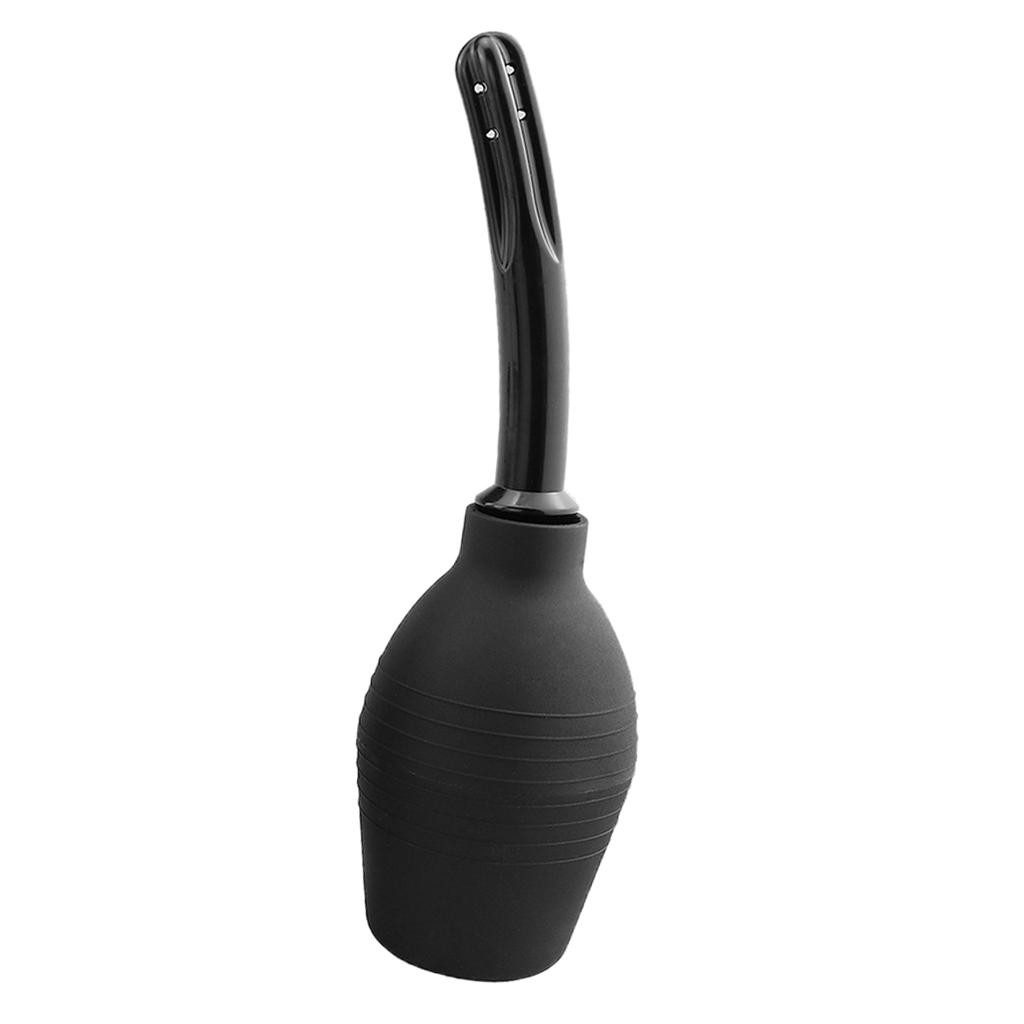 Men Women Enema Bulb Clean Anal High Grade Silicone Douche with Nozzle 310ml