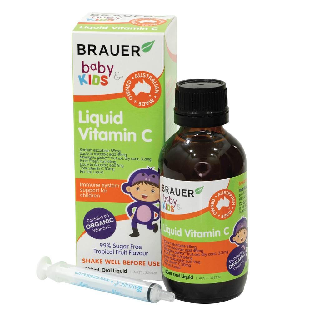 Brauer Vitamin C dạng lỏng 100ML