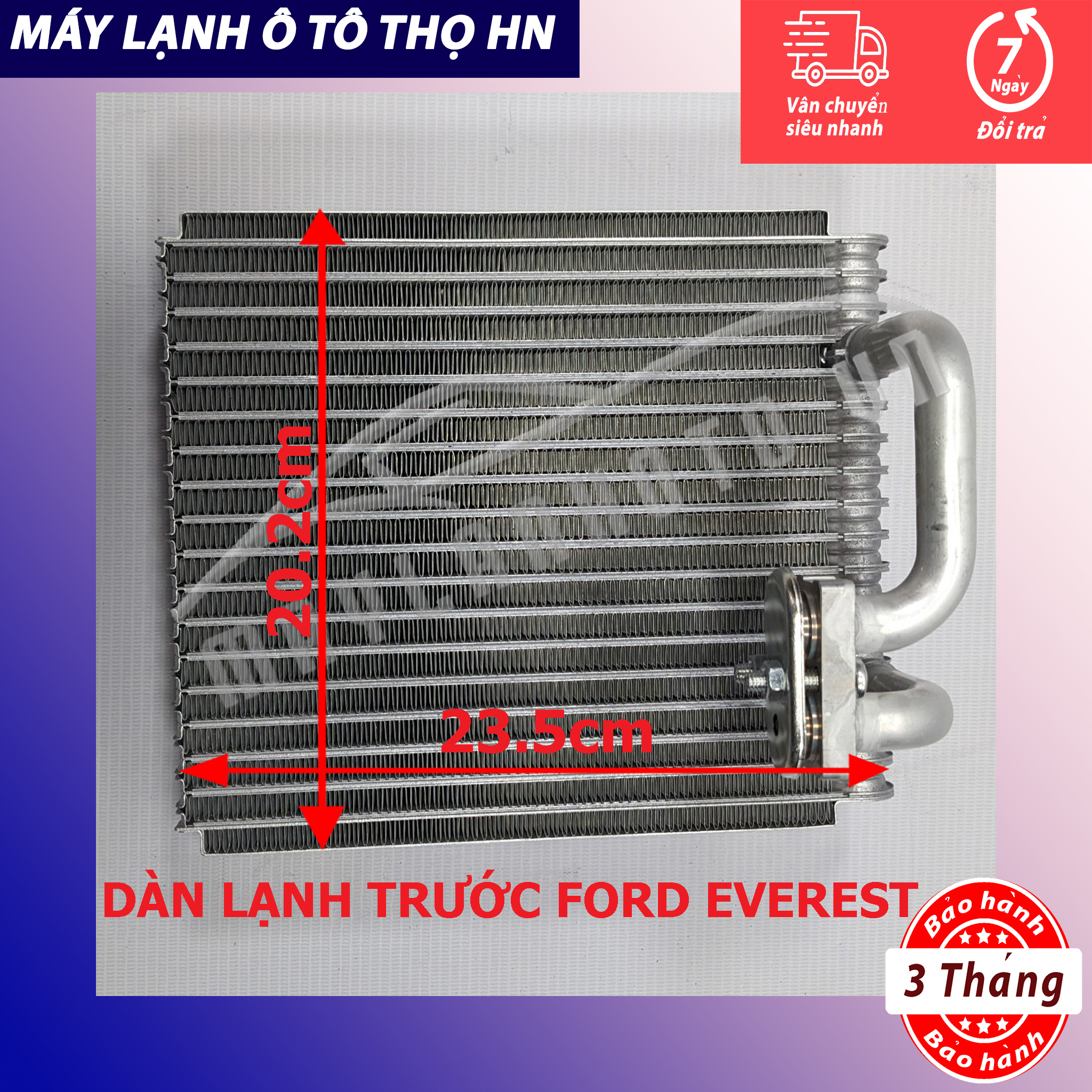 Dàn lạnh Ford Everest / Ranger 2006 2007 2008 2009 2010 Hàng xịn Hàn Quốc 06 07 08 09 10