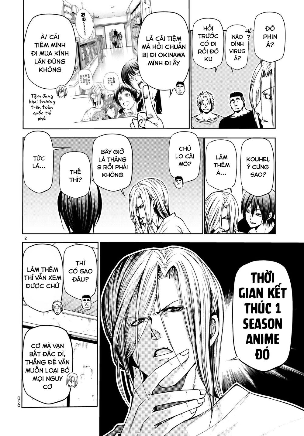 cô gái thích lặn - grand blue chapter 46 2