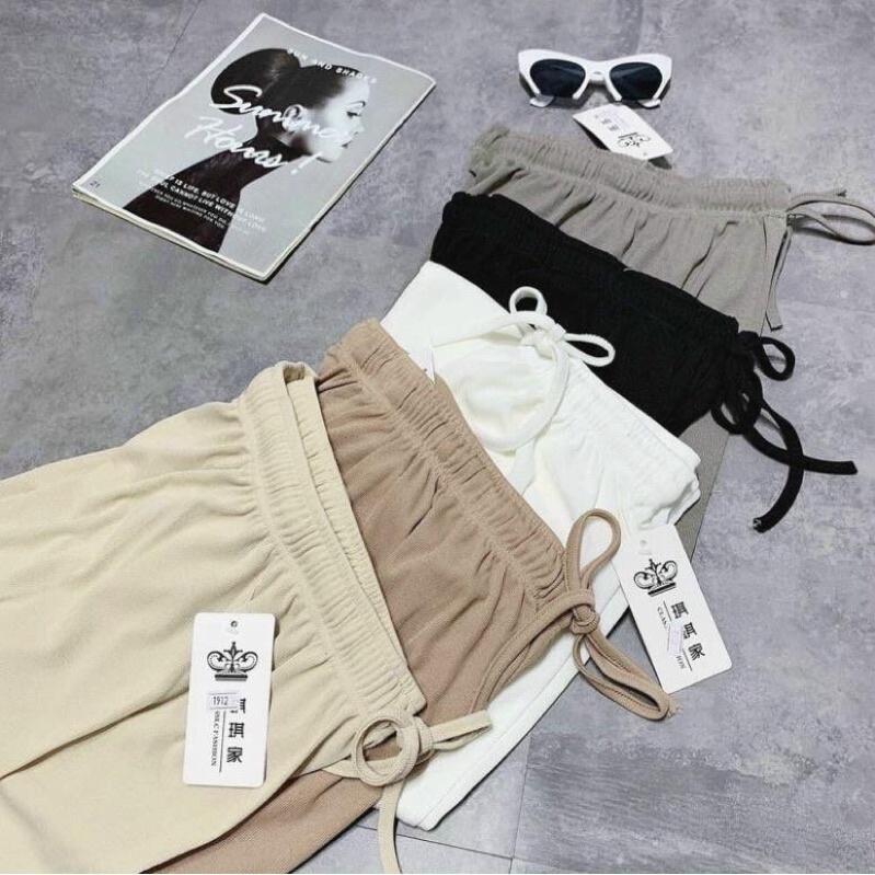 Quần culottes thun tăm lạnh