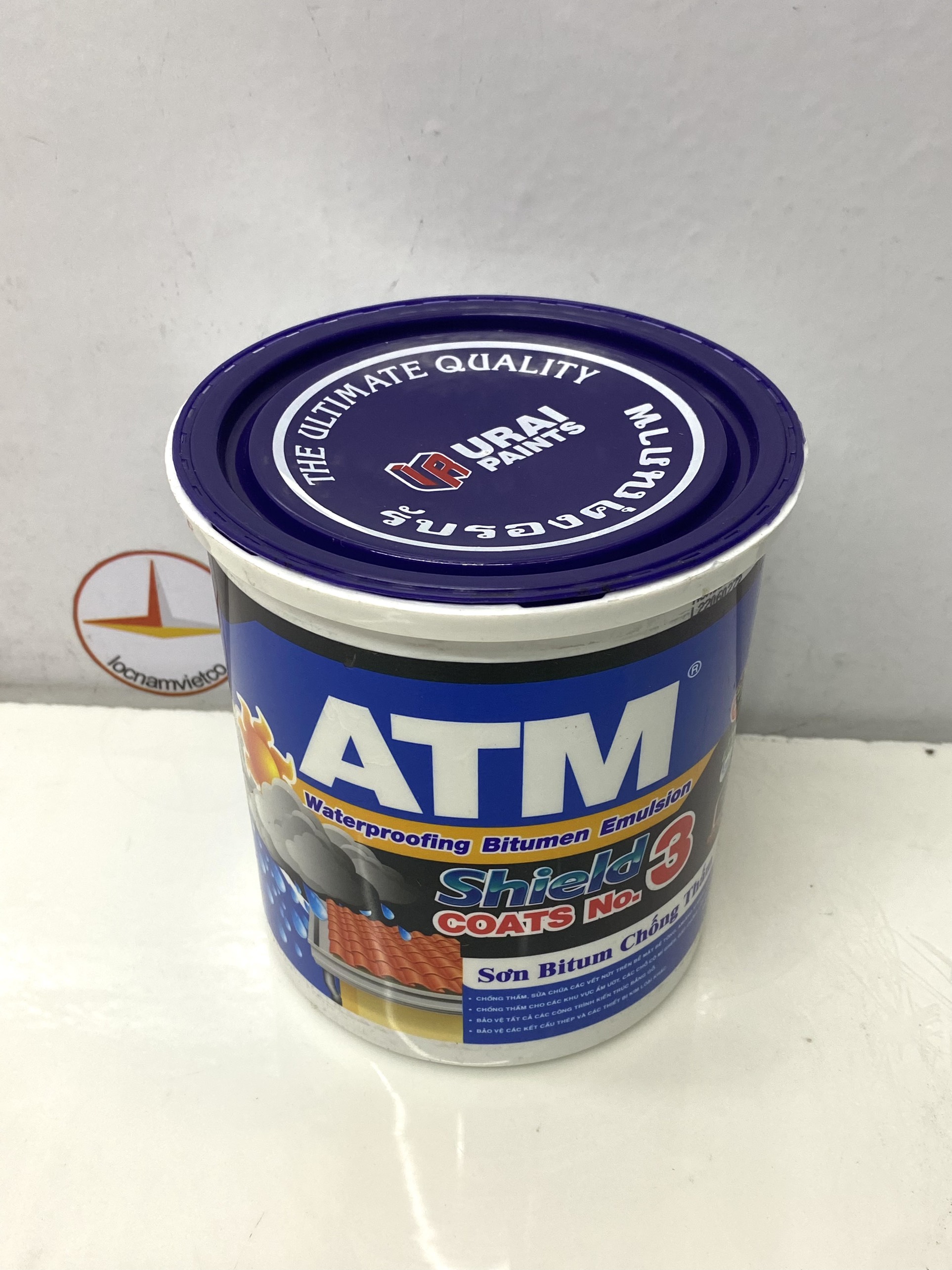 Sơn Bitum - chống thấm nhựa đường màu đen 1kg