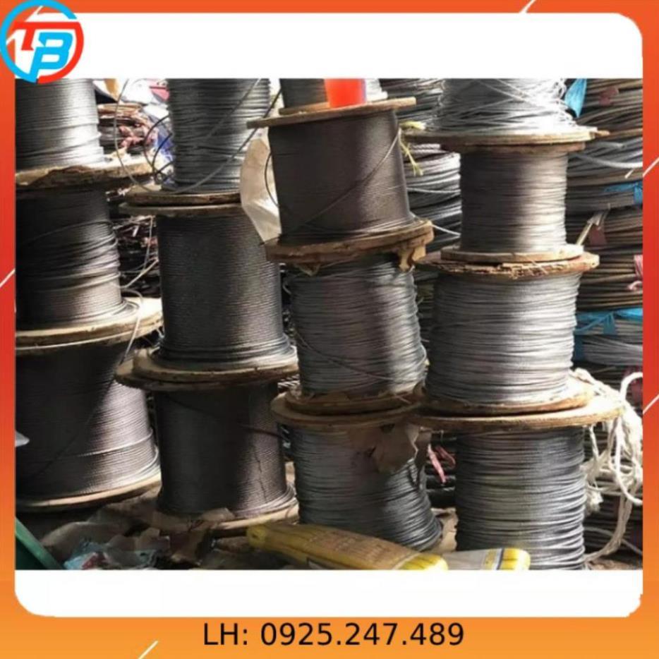 100 mét Cáp inox 304 1.5mmlàm dàn phơi thông minh, dây phơi quần áo,chằng buộc các vật dụng trong nhà và ngoài trời.