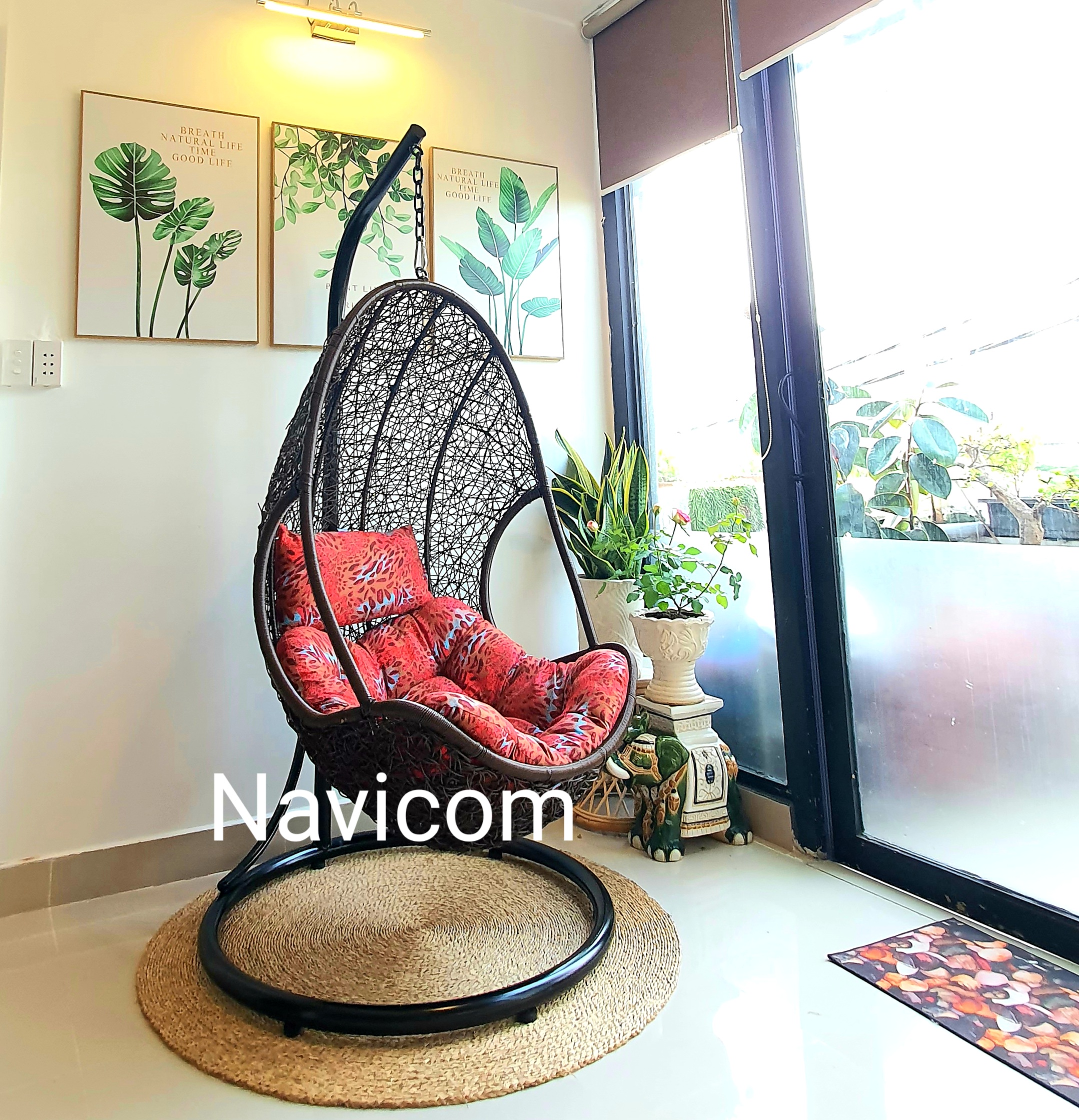 Xích đu ngoài trời home decore N1