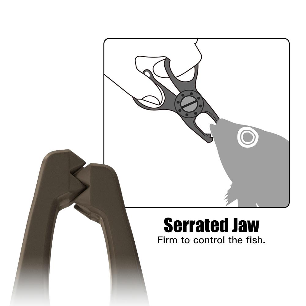 Mini Fishing Pliers Plastic Fish Gripper Fish Grabber Fish Pliers Fish Holder Fishing Clamp Tackle Tools