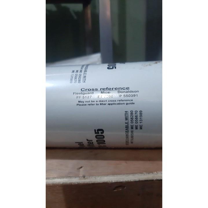Lọc nhiên liệu (lọc dầu) xe tải, xe công trình Mitsubishi, Lọc dầu FC-1005, hàng Yasaka
