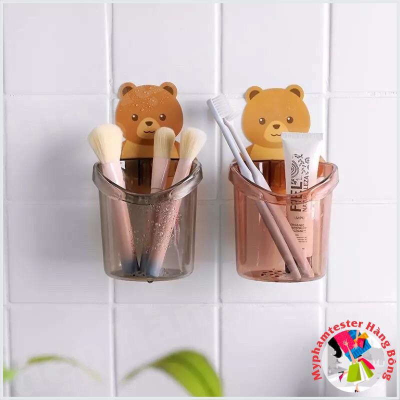 Cốc gấu dán tường tiện ích
